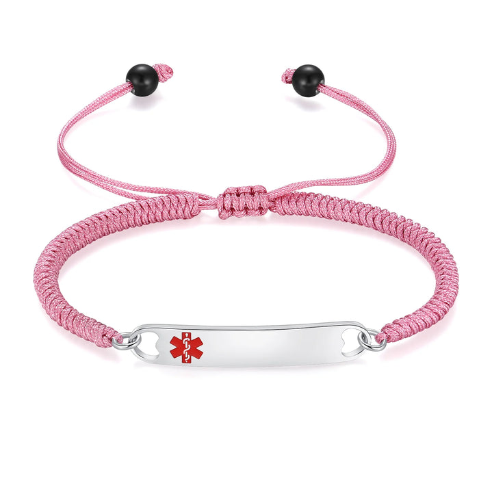 Braided Medical ID Bracelet