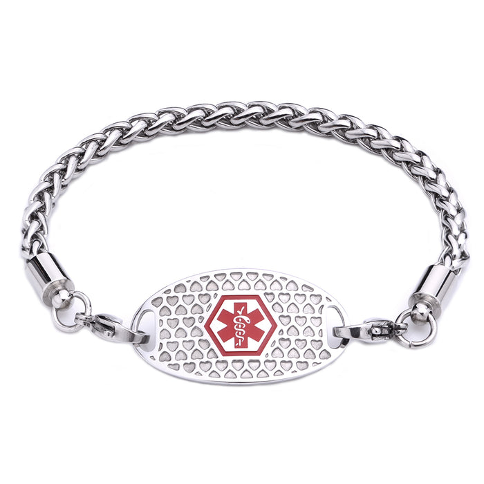 Aroha Medical ID Bracelet - STAINLESS