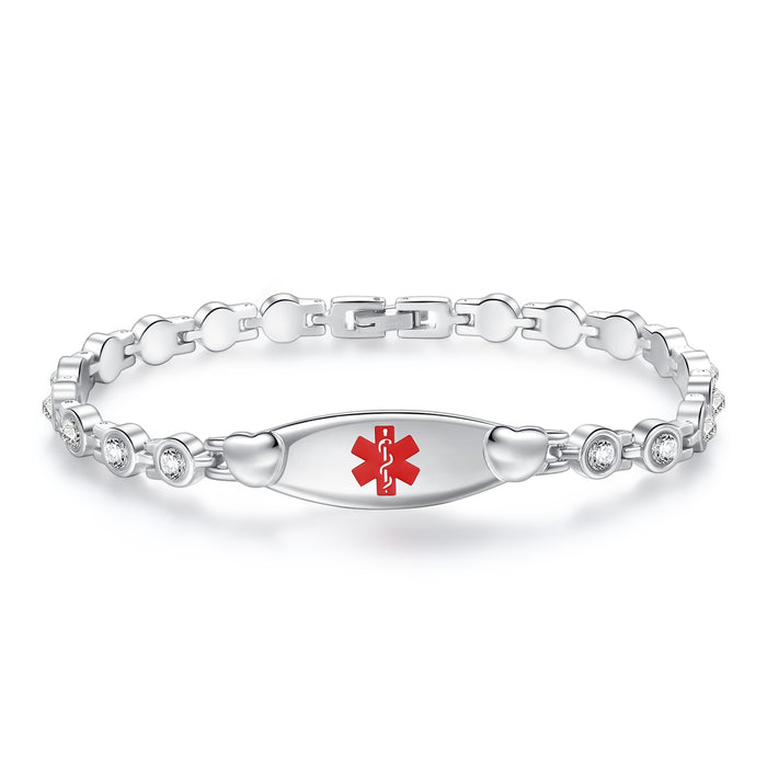 Bezel Medical ID Bracelet