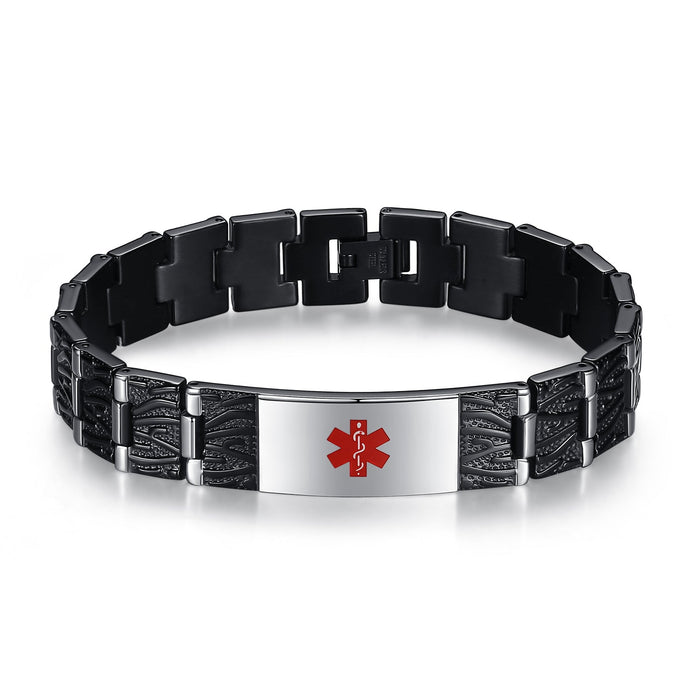Carving Medical ID Bracelet