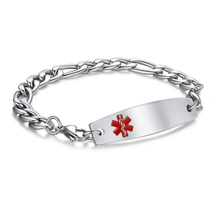 Figaro Medical ID Bracelet - STAINLESS