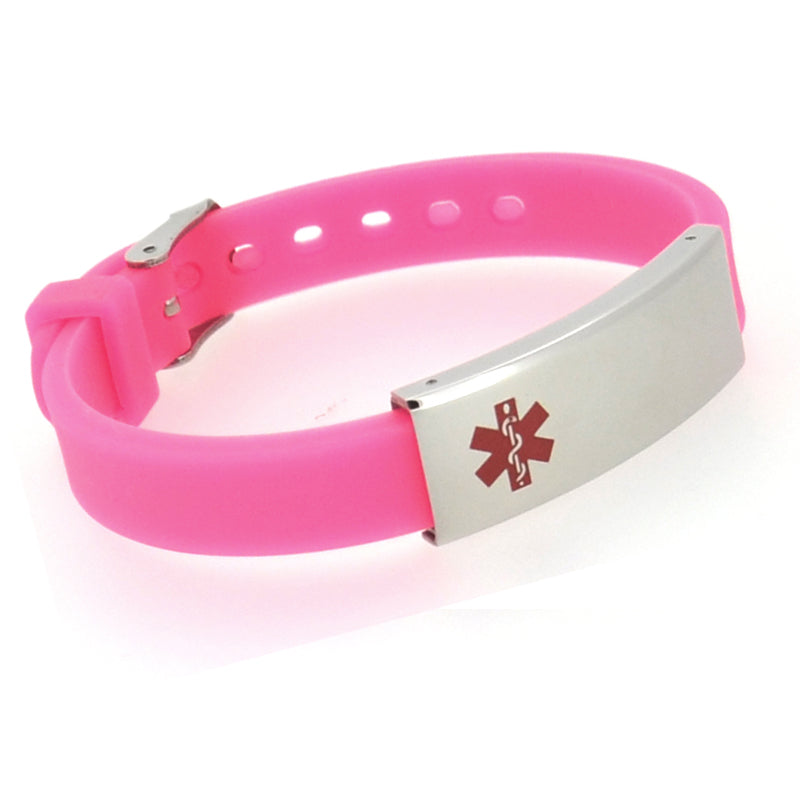 Waterproof elite plus usb store medical id bracelet